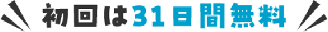 初回31日無料